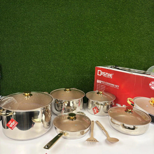 Disnie 12 Pcs Cooking Set – প্রিমিয়াম মানের রান্নার সরঞ্জাম, সাশ্রয়ী মূল্যে!
