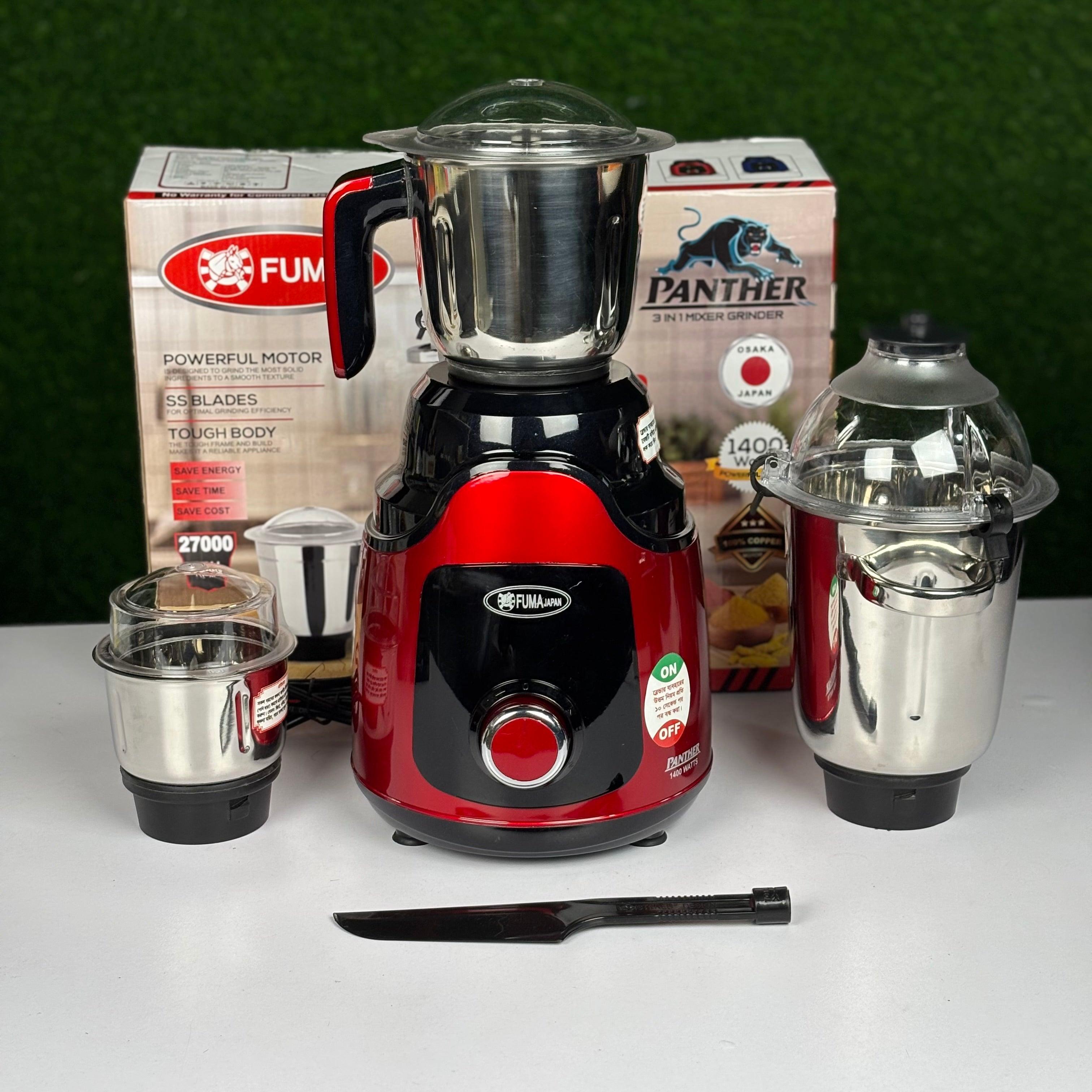 Fuma Panther 3 in 1 Mixer Grinder 1400 Watts