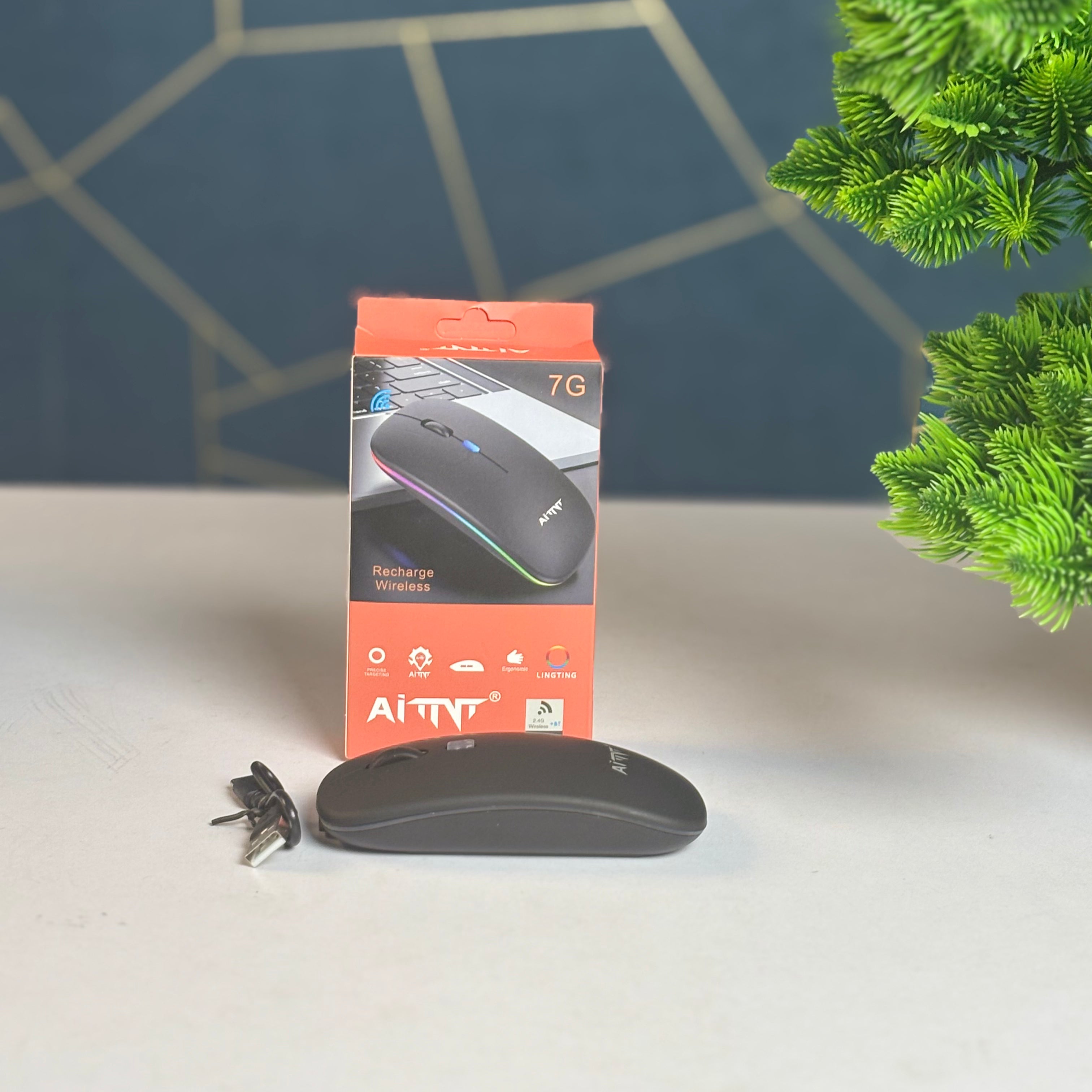 aittvt recharge wirless office mouse 7G