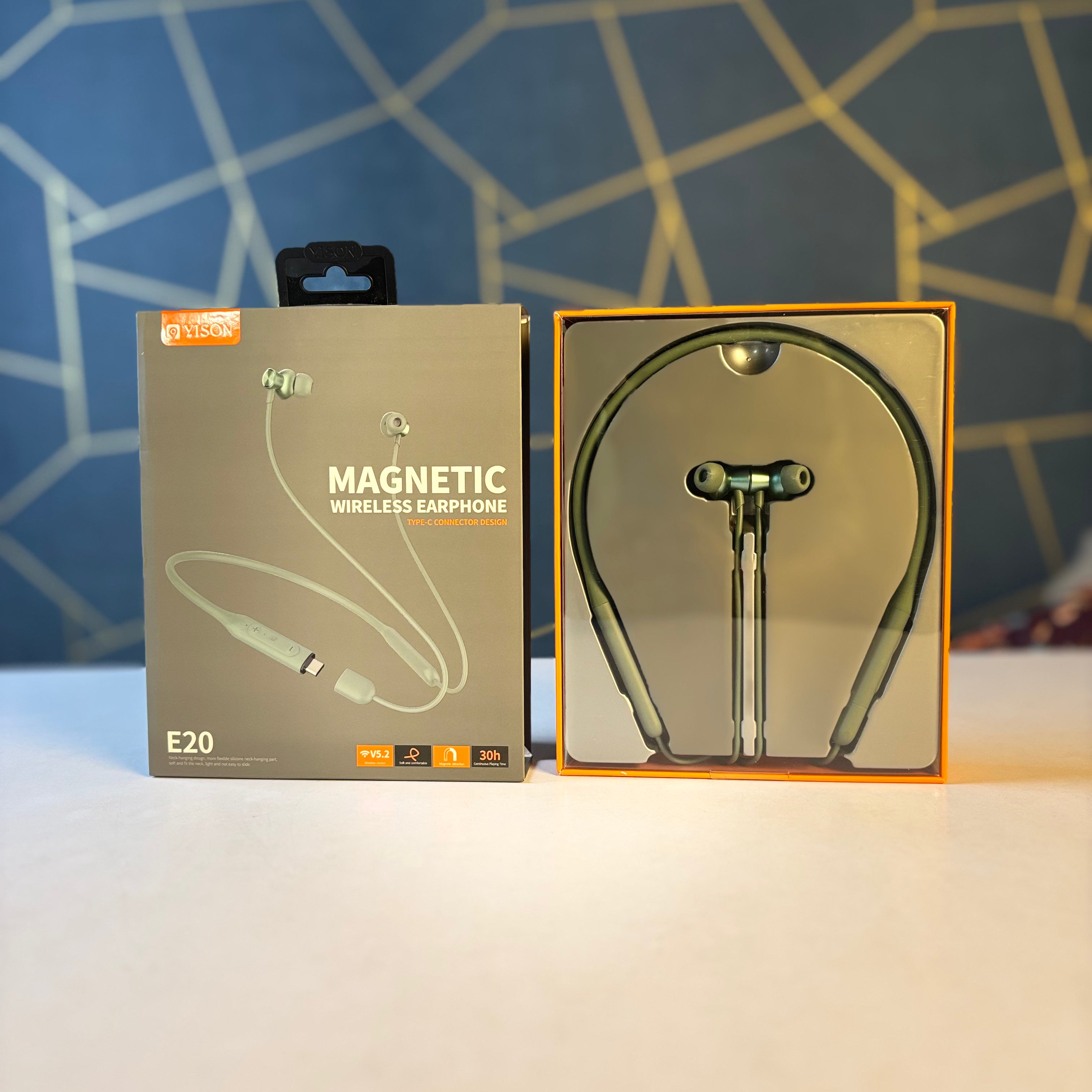 YISON MAGNETIC WIRELESS EARPHONE-E20