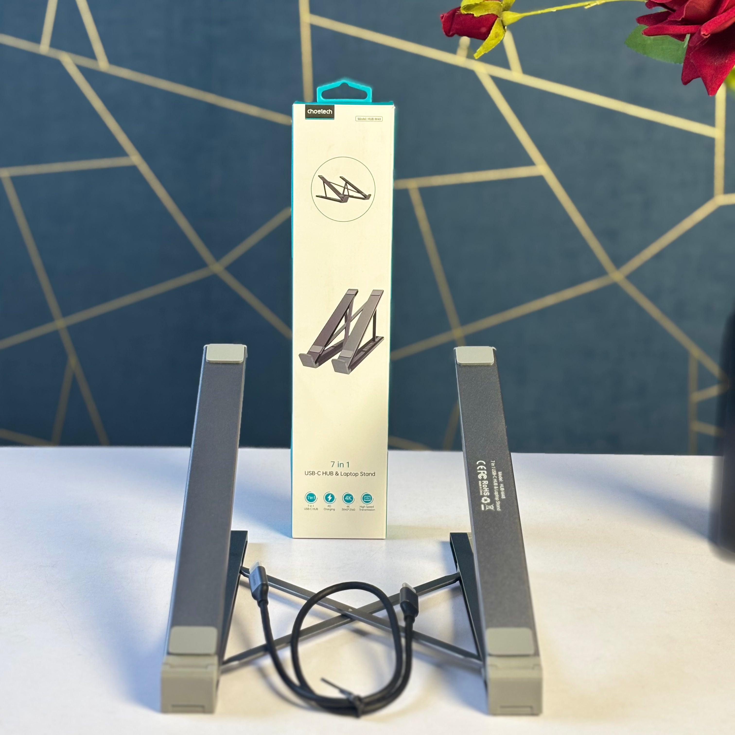 7 IN 1 DOCKING STATION LAPTOP STAND