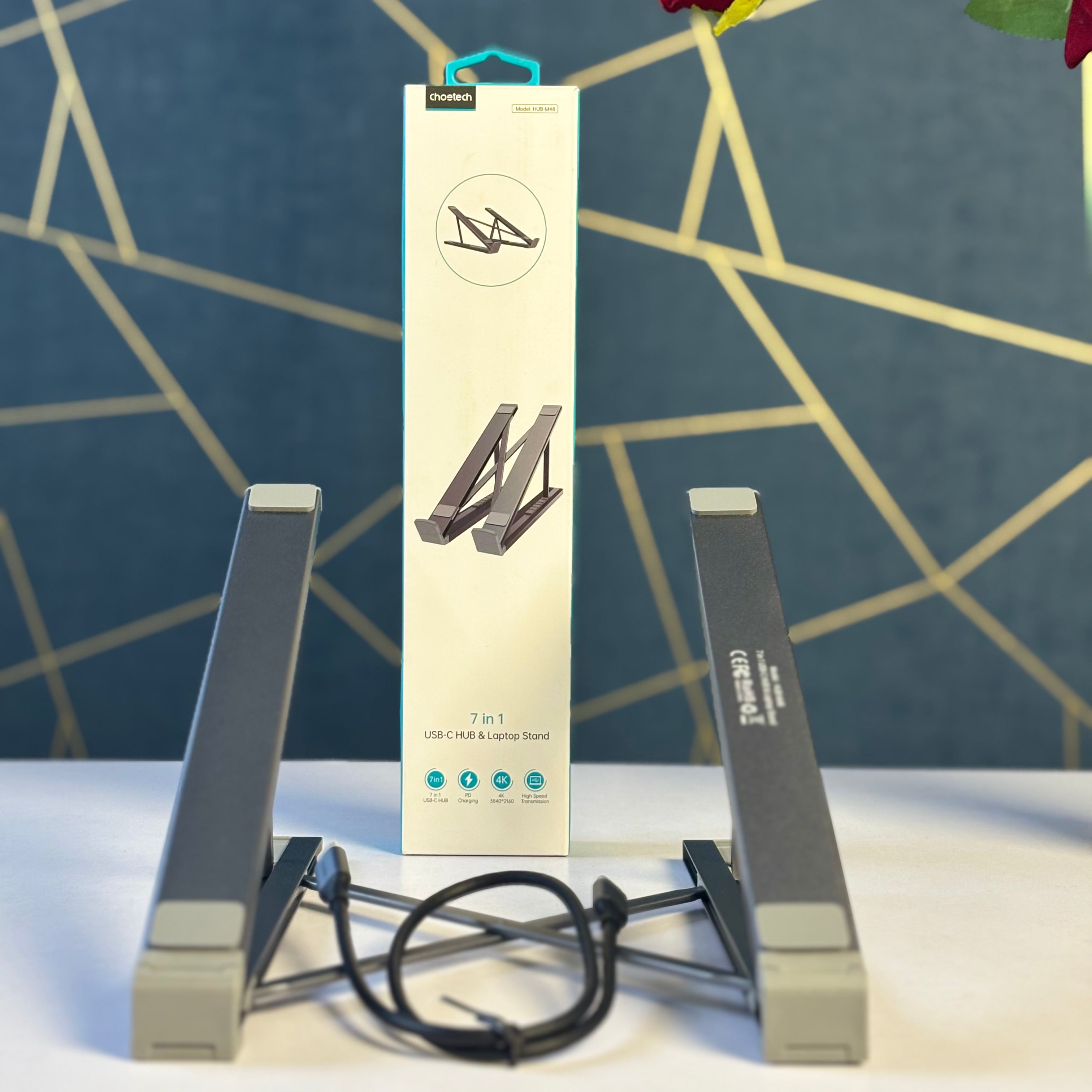 7 IN 1 DOCKING STATION LAPTOP STAND