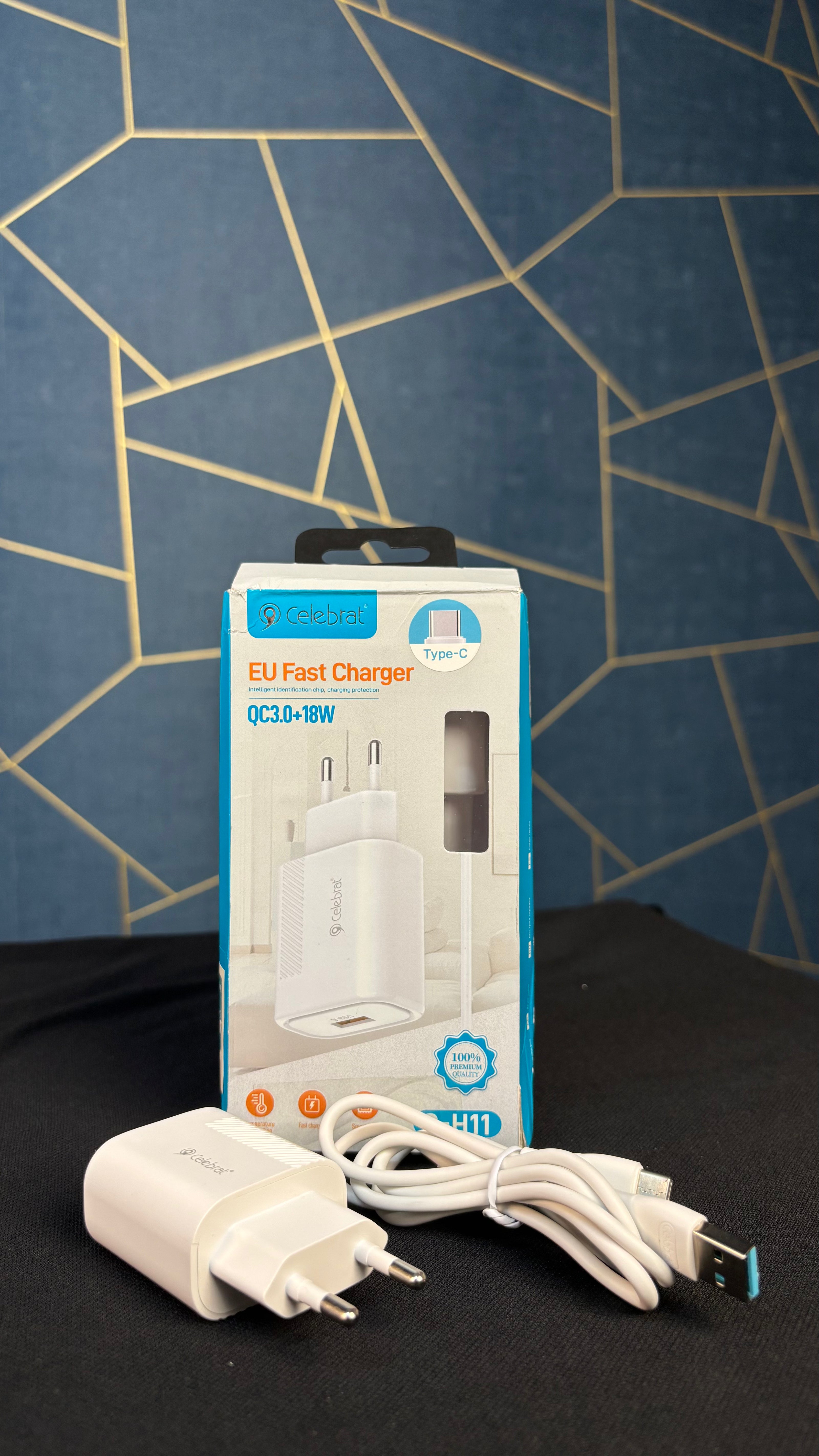 Celebrat Fast Charger Type-C H11 EU