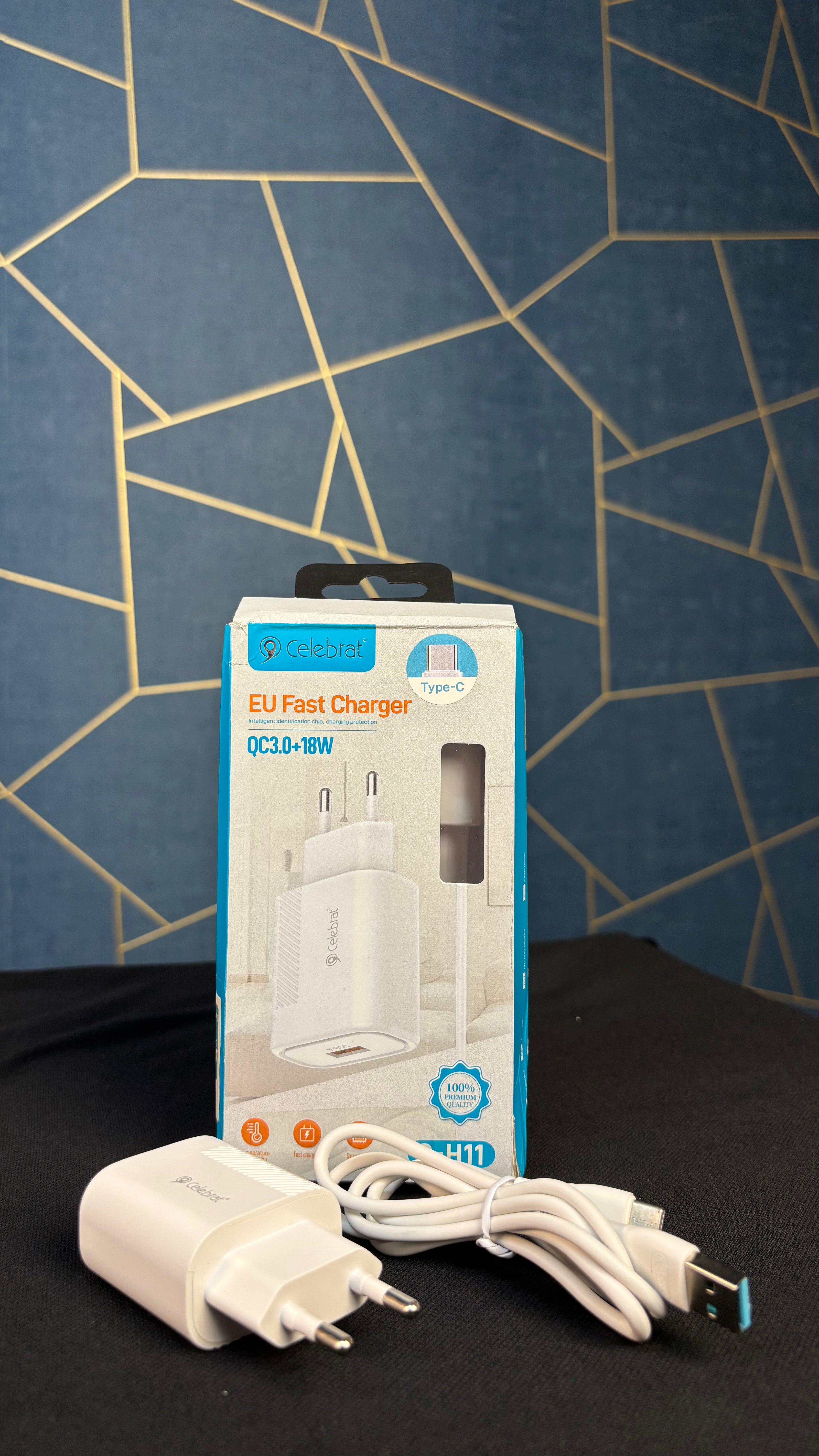 Celebrat Fast Charger Type-C H11 EU
