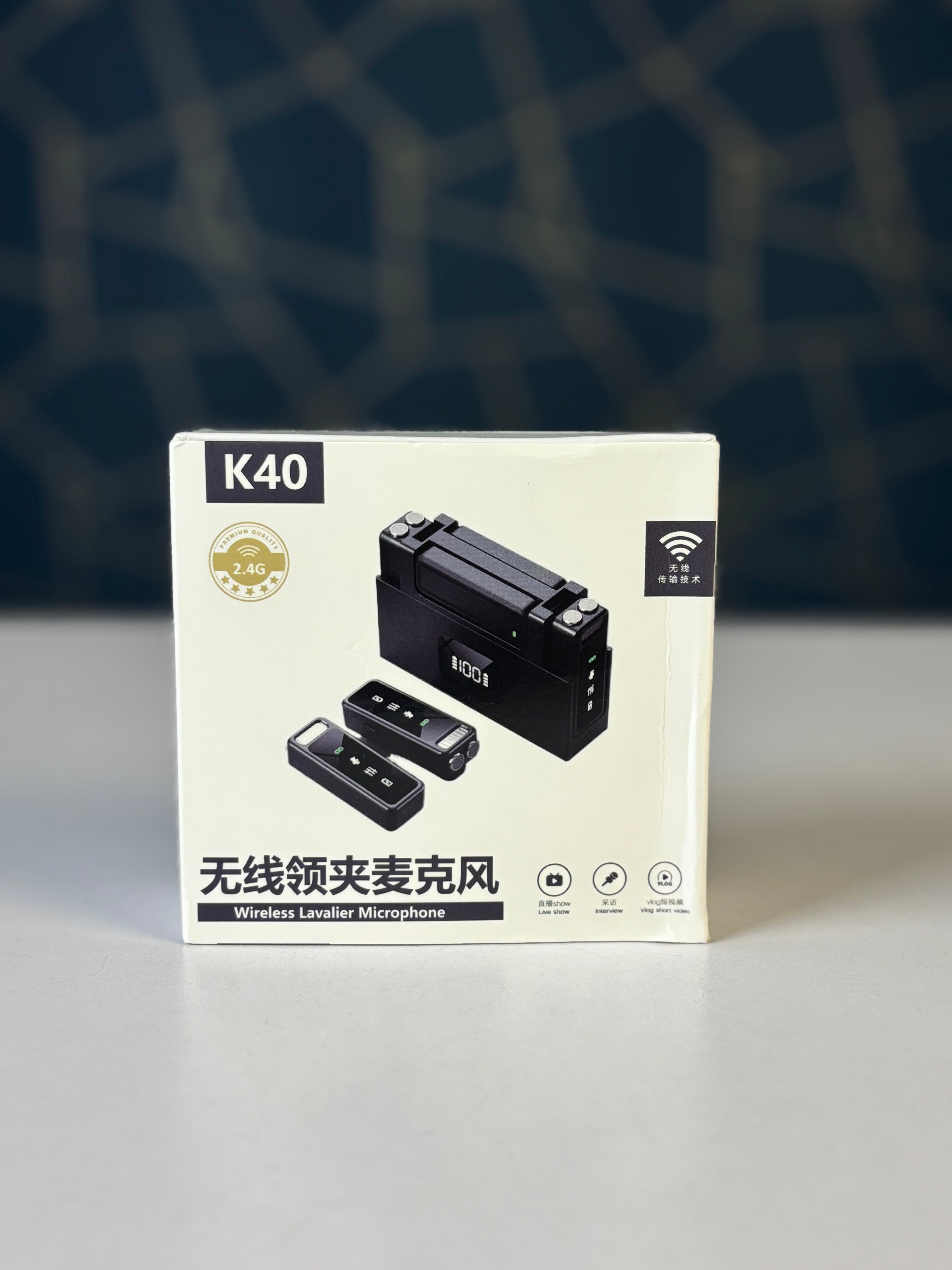 K40 Wireless Lavalier Microphone