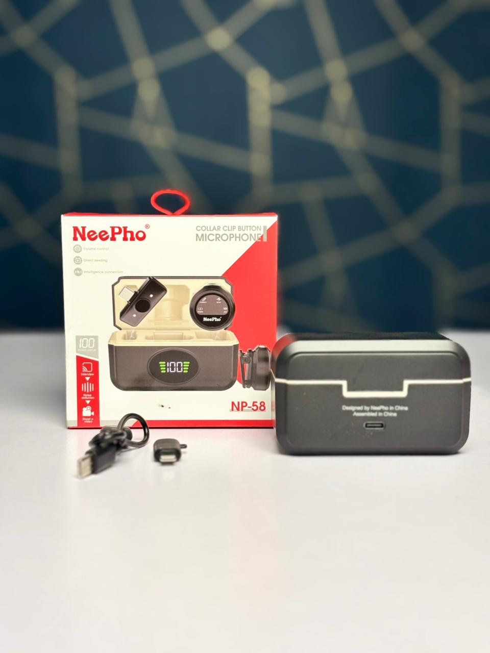 NeePho Wireless Clip-On Microphone NP-58