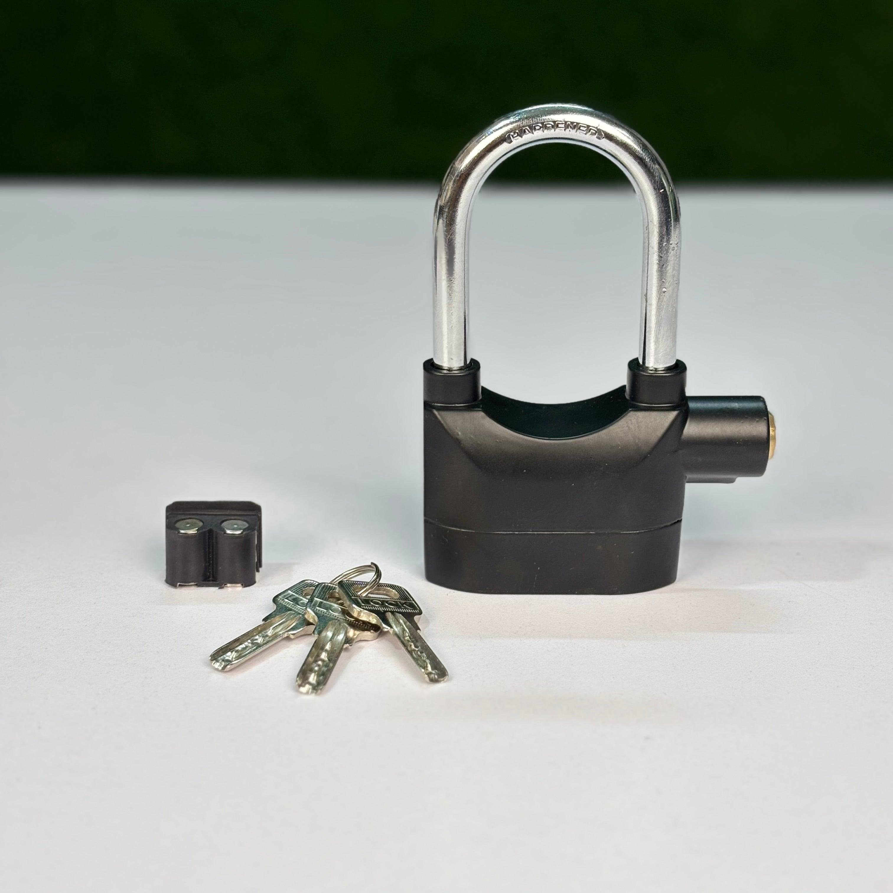 Alarm Lock with Key Ring with Phone Number