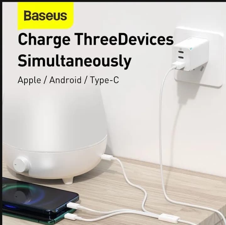 Baseus Superior Series 3-in-1 Data Cable (USB to Micro + Type-C + Lightning