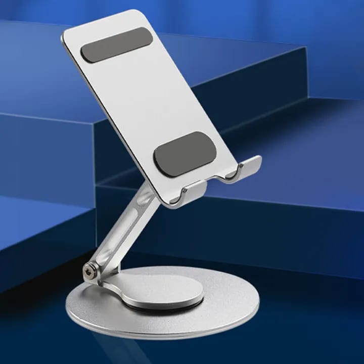 Phone Stand Height & Angle Adjustable -360° Rotation