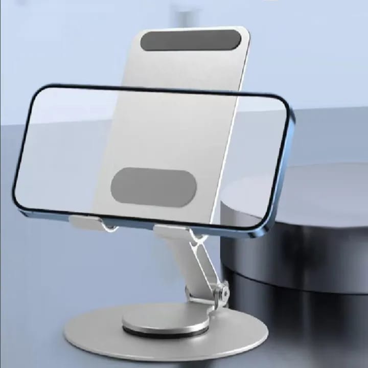 Phone Stand Height & Angle Adjustable -360° Rotation