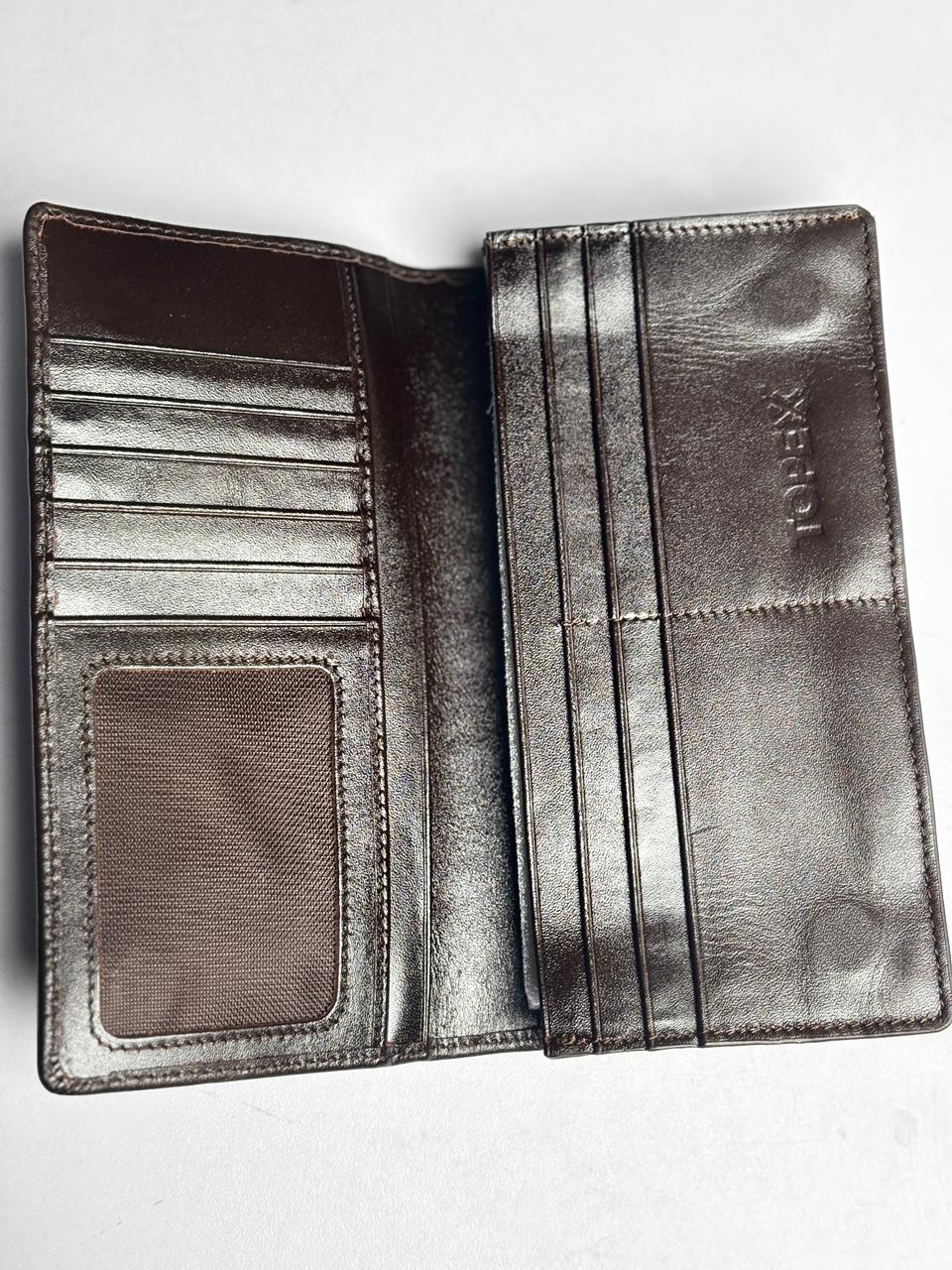 Topex Original Leather Premium Magnetic Long Wallet