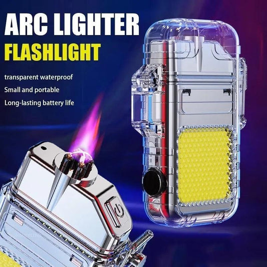 2 in 1 Mini Rechargeable Lighter - HT Bazar