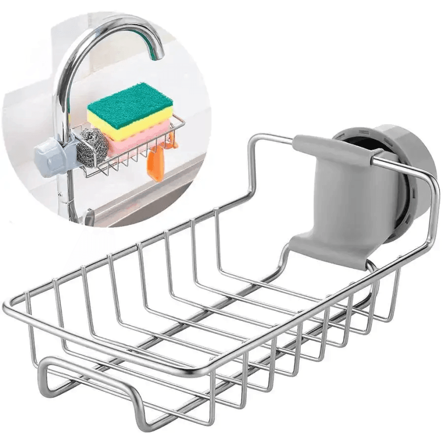 Faucet Sink Rack Double layer faucet rack-ডাবল লেয়ার ফসেট রেক - HT Bazar