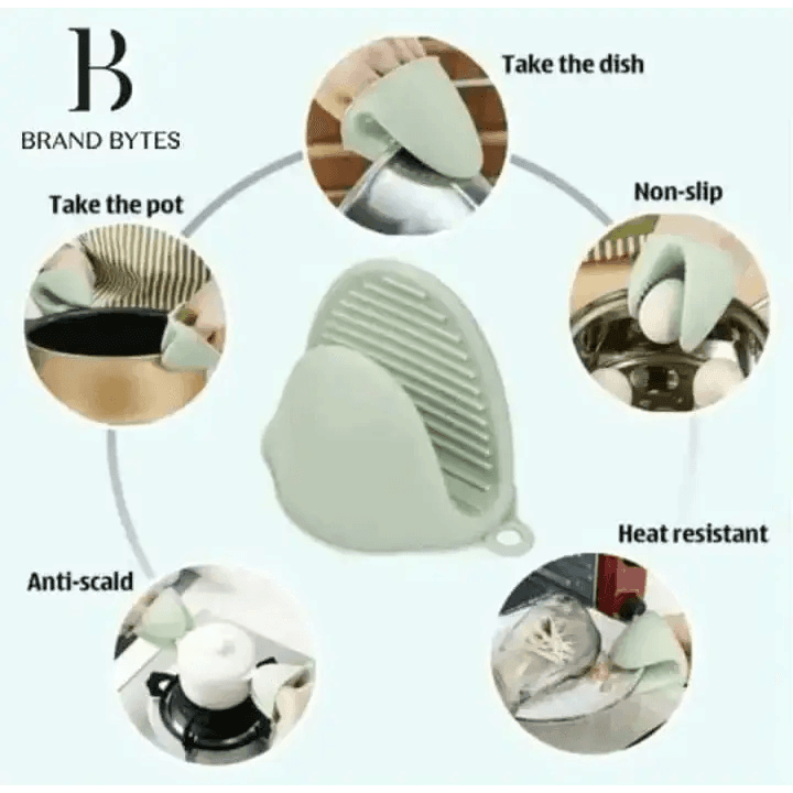Silicone Heat Resistant Gloves দুই পিছ - HT Bazar