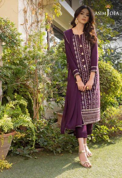 Women's Soft Weightless Georgette Pakistani Design Gorgeous Heavy Embroidery Work Semi-Stitched Multi Color Salwar Kameez - HT Bazar