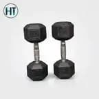 5KG Rubber Hex Dumbbell Set (Pair) 3