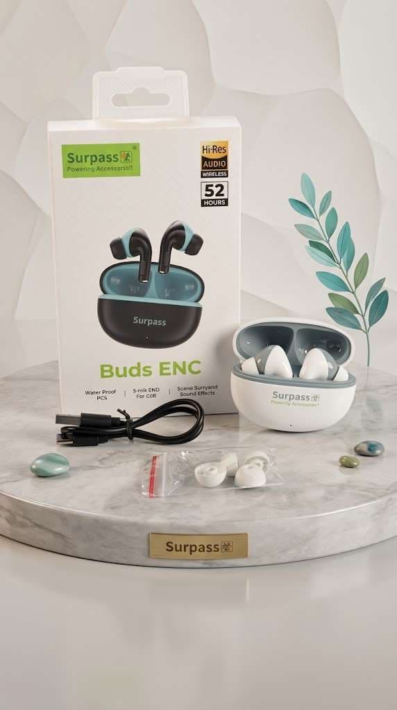 Surpass Buds ENC HT08 – Wireless Bluetooth Earbuds