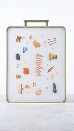 Premium Kitchen Cutting Board with Handle – Large Size