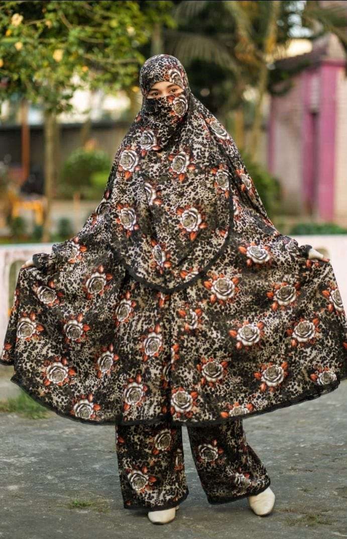 Premium Palazzo Long Khimar Set