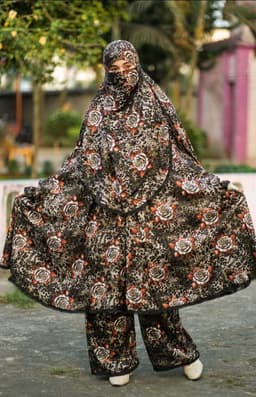 Premium Palazzo Long Khimar Set