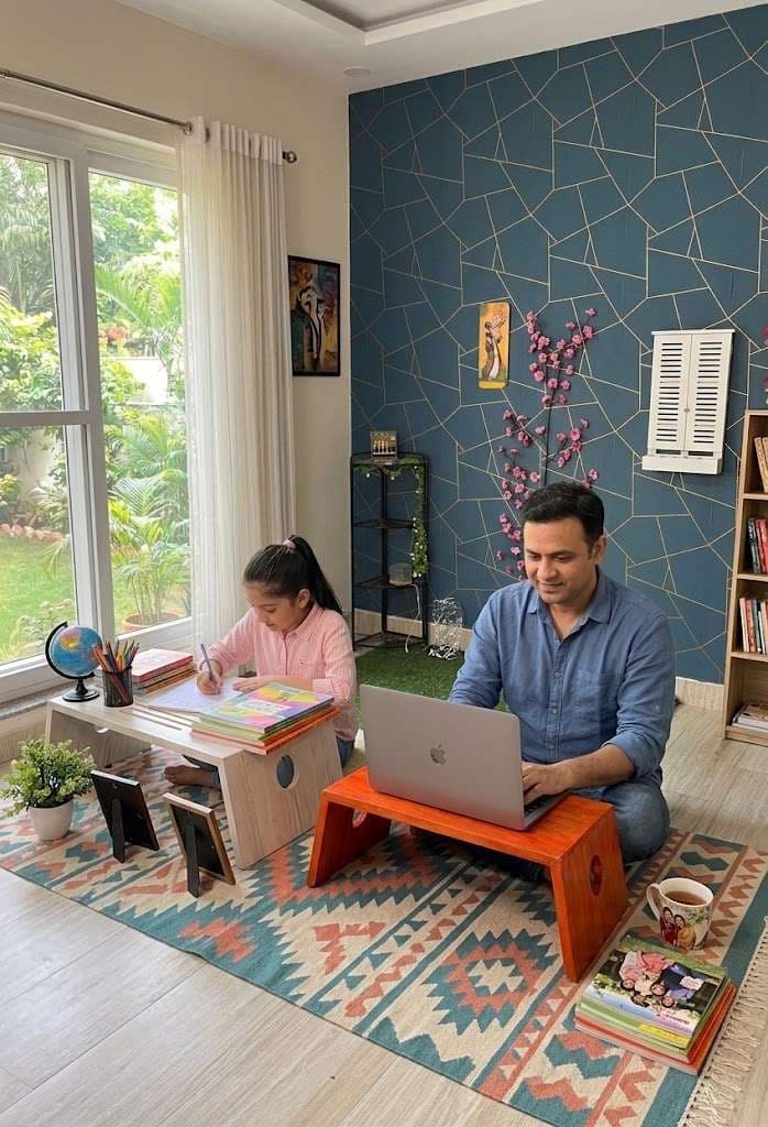Wooden Folding Laptop Table