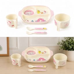 Bamboo Fibre Kids Dinner Set