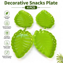 Decorative Snacks Plate – 4 PCS Set