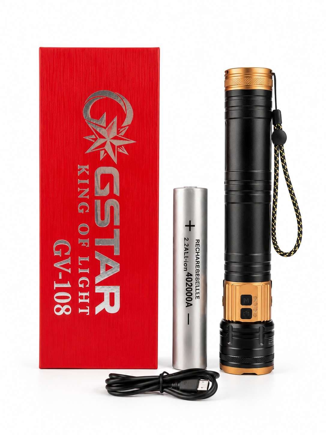 GSTAR GV-108 Rechargeable Flashlight
