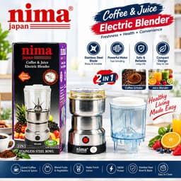 NIMA Japan Coffee & Juice Electric Blender – 3550W