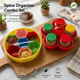 Premium Spice Organizer Combo Set