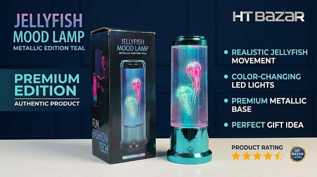 Jellyfish Mood Lamp – Metallic Edition