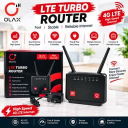 OLAX 4G LTE Turbo Router – 150Mbps 4G & 300Mbps WiFi