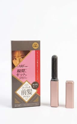 Cordless Mini Hair Straightener – 180°C USB Rechargeable Hair Styling Comb