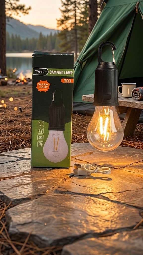 T01 Type-C Warm Light Camping Lamp