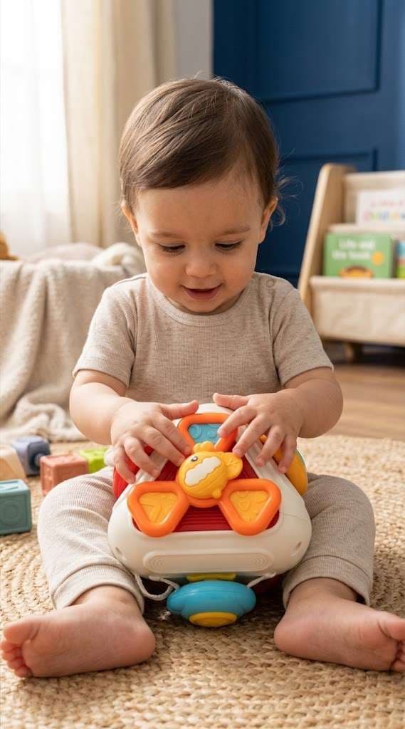 Baby Interactive Steering Wheel & Whack-a-Mole Toy