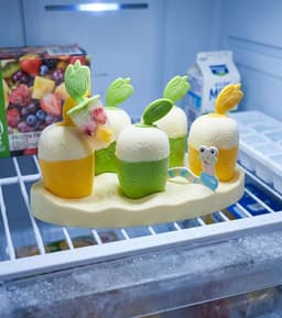 XJ RJ Fava Bean Shape Ice Block Mould – 5 Grid