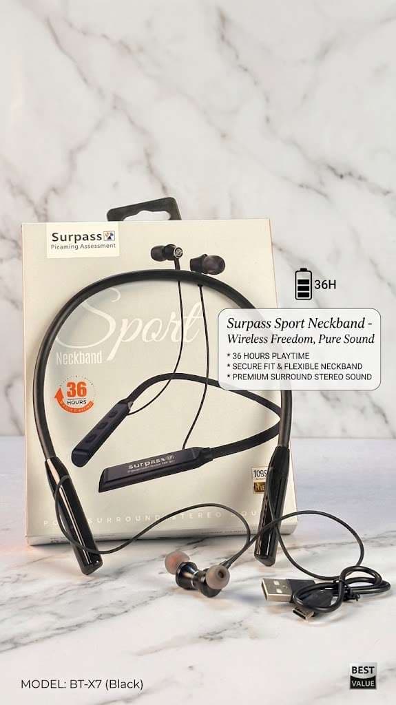 Surpass Wireless Neckband BT-X7