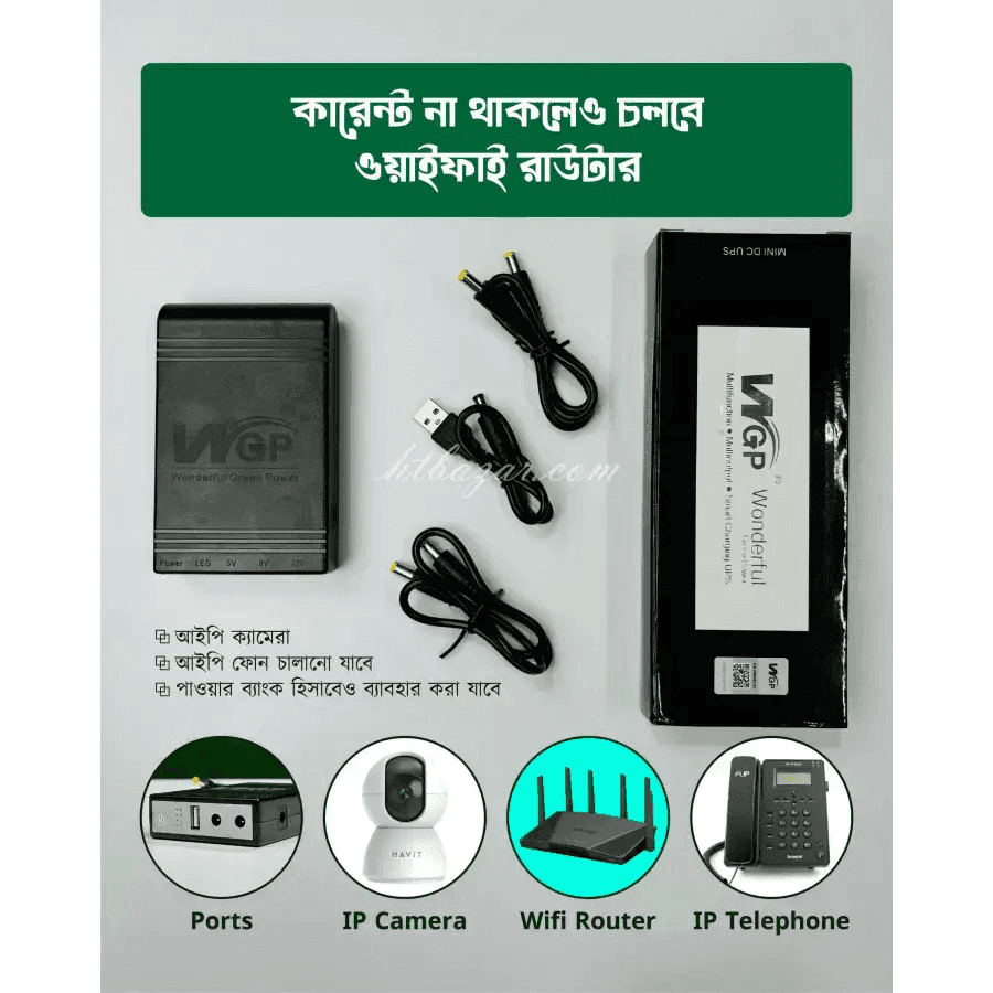 WGP Wonderful Green Power Mini DC UPS