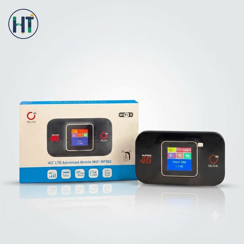 OLAX MF982 4G LTE-Advanced Mobile WiFi Hotspot | 300Mbps & 3000mAh Battery