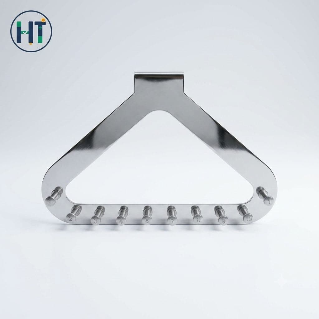 10 Hook Stainless Steel Door Hanger