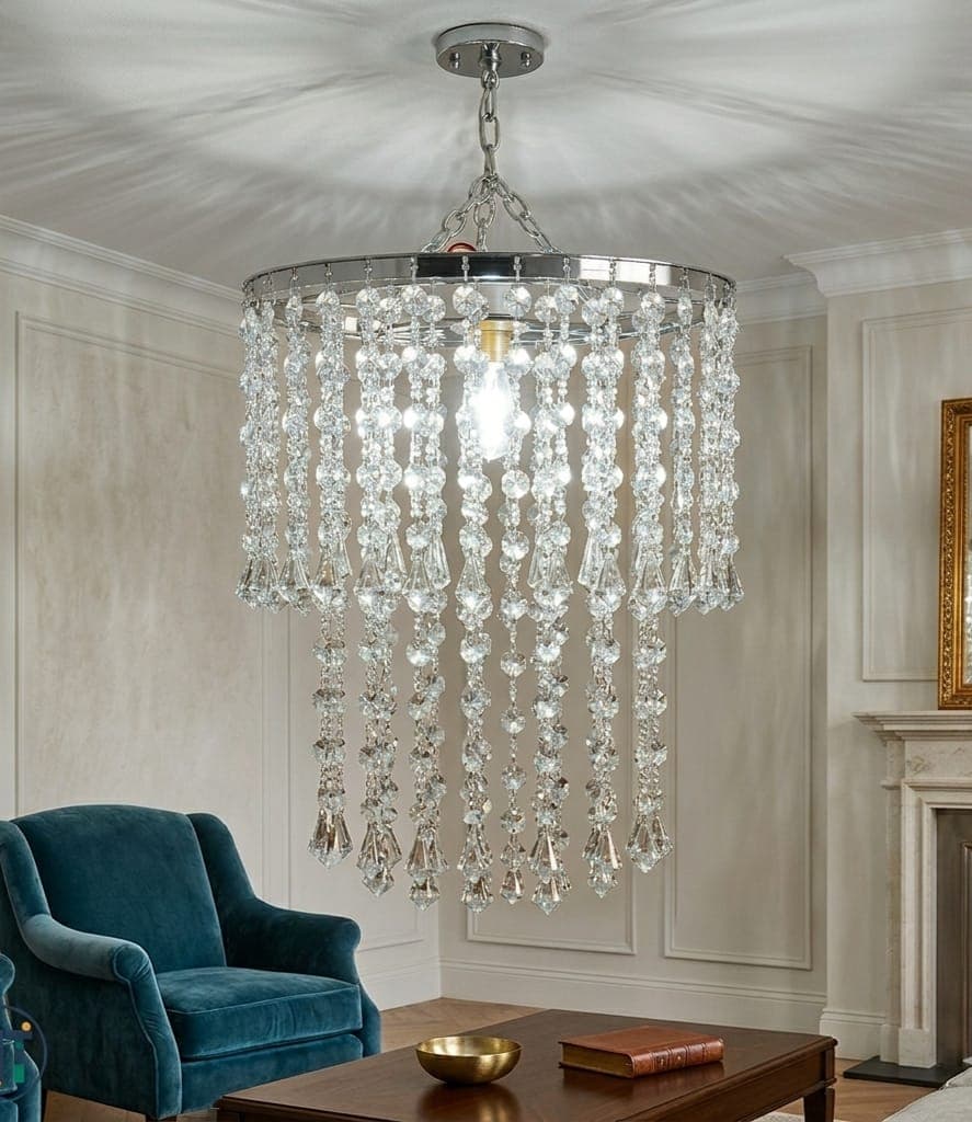 Attractive Jharbati – 3 Parted Plastic Ceiling Light 2