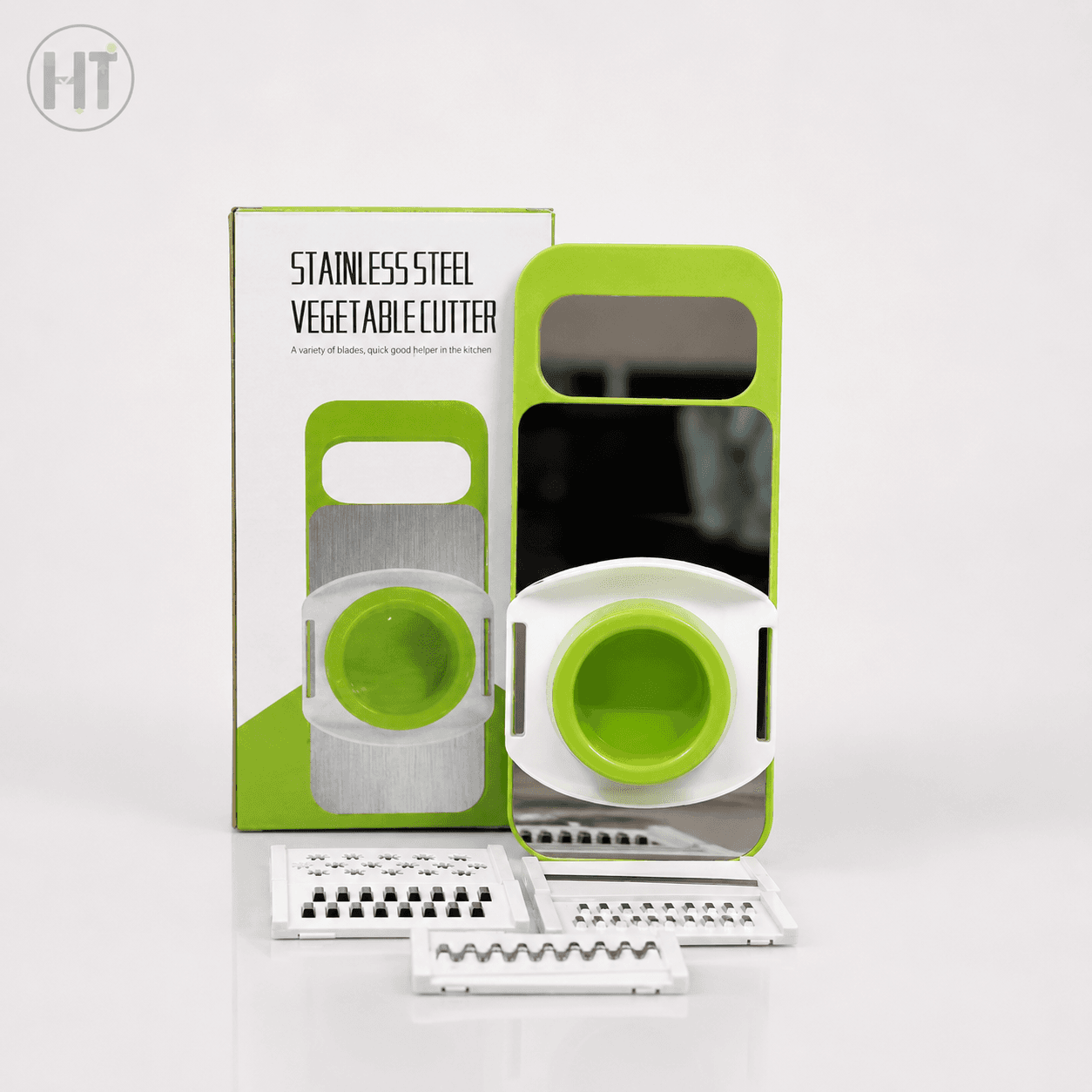 Stainless Steel Multi-Blade Vegetable Cutter & Slicer
