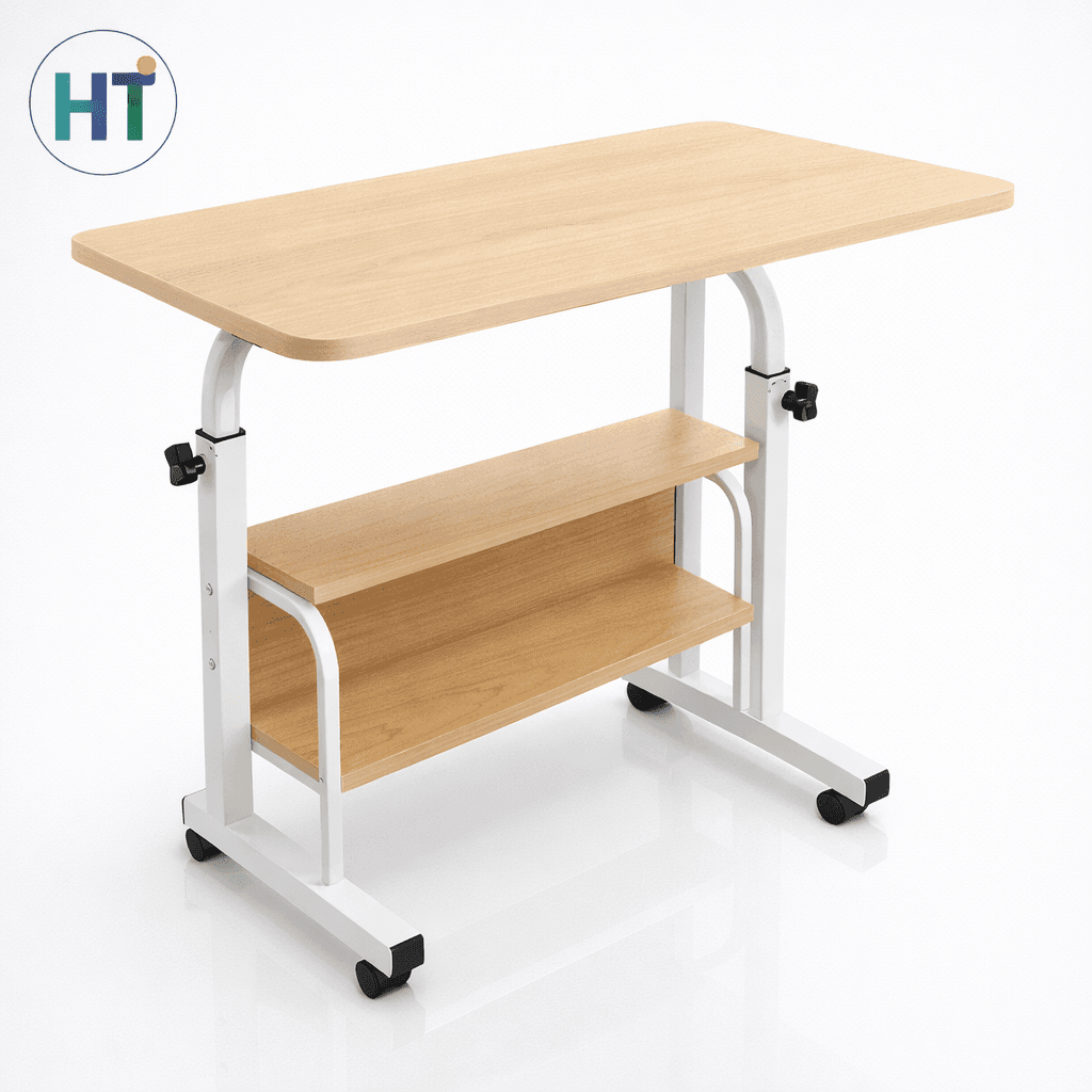 Double layer height adjustable table 6