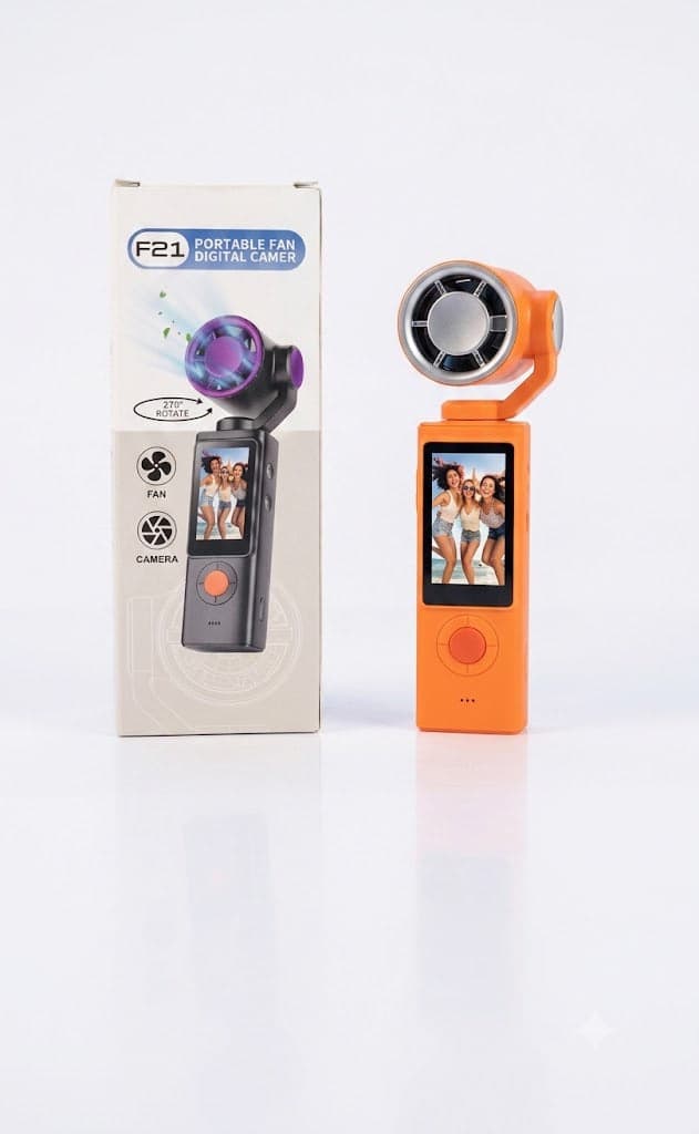 F21 Portable Fan Camera – Cooling Fan + HD Camera