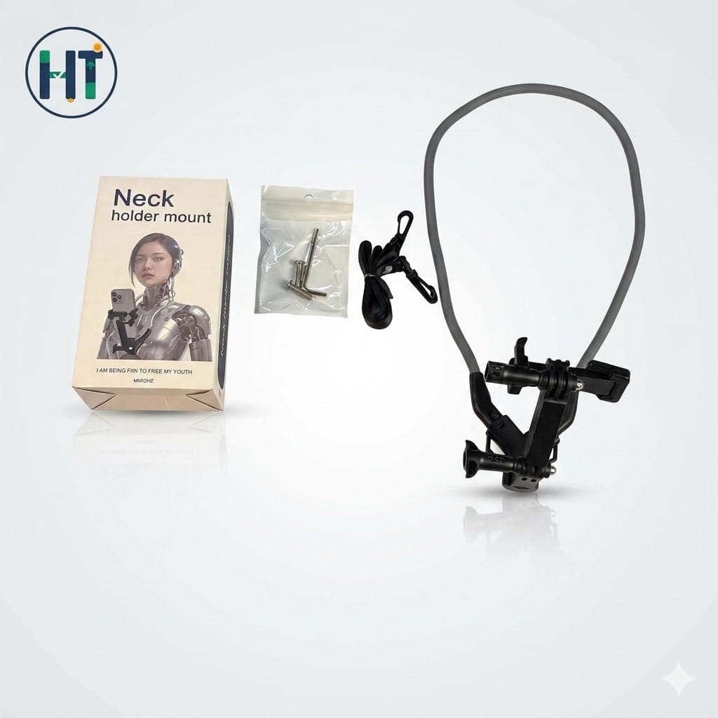 Neck Holder Mount (Model-B) – POV Video Recording Stand