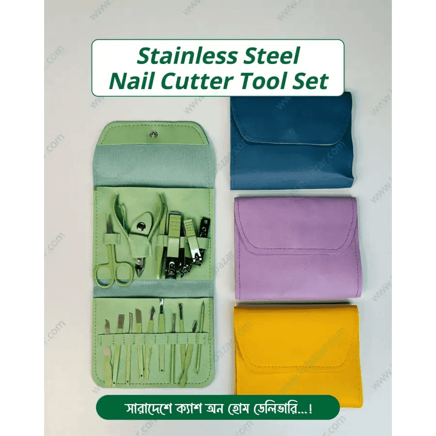 Stainless Steel Nail Cutter Tool Set 16pcs/set