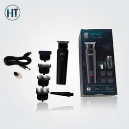 VGR V-937 Professional Hair Trimmer - Rechargeable Cordless Beard Clipper with Digital LED Display