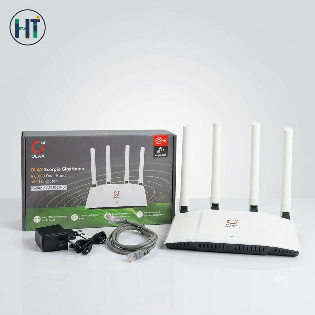 OLAX AX1800 Dual Band WiFi 6 Wireless Router
