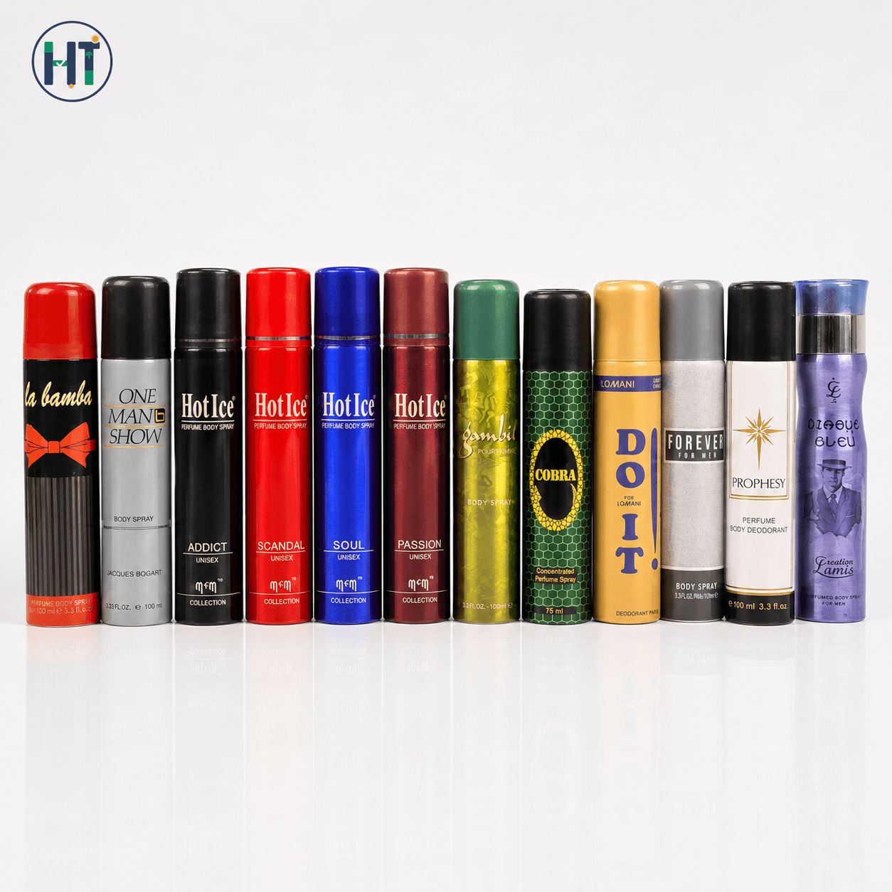 12 PCS Body Spray Combo Pack – 100ML Each