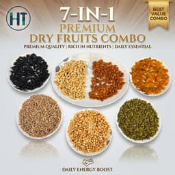 7-in-1 Premium Dry Fruits & Seeds Combo (Total: 700g)